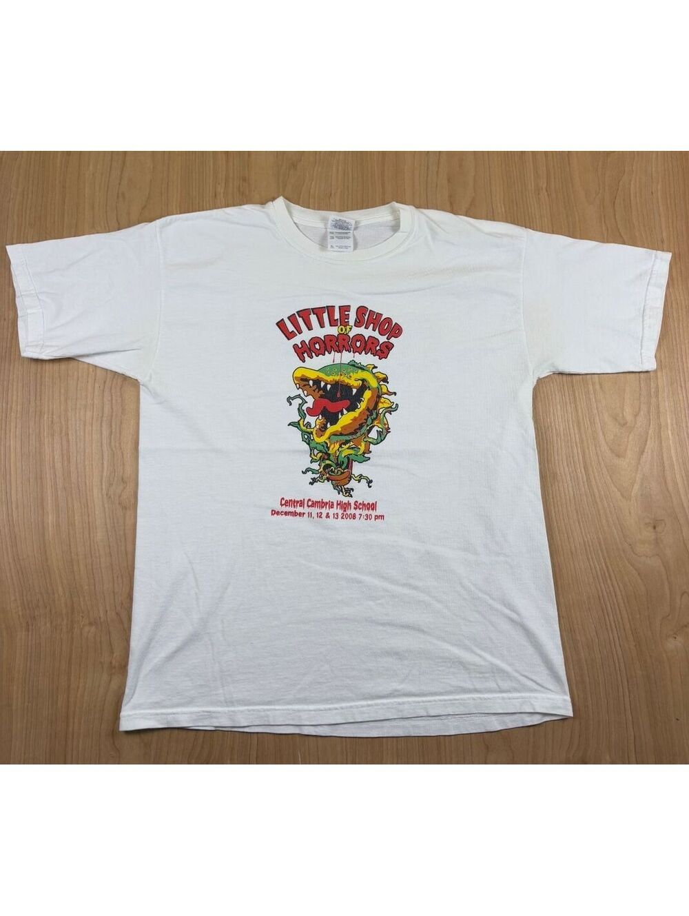 Vintage 2000s Little Shop of Horrors tshirt theater feed me xlarge audrey II